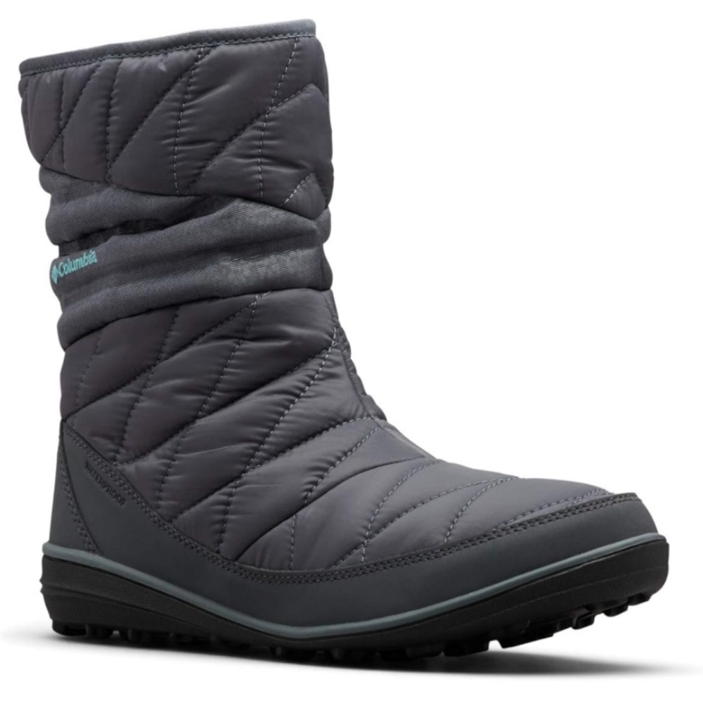 Columbia Women's Charcoal Quilted Winter Boots